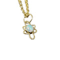 18k Gold Opal Charm Pendant Different Shape Designer - K Jewelry Accessories