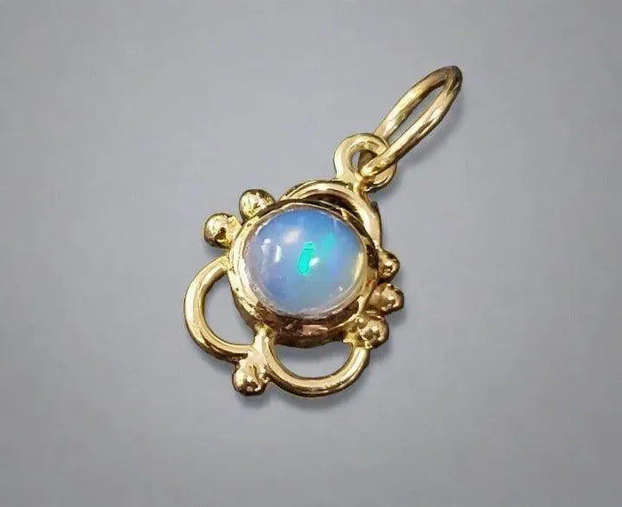 18k Gold Opal Pendant Handmade jewelry For Women - K Jewelry Accessories