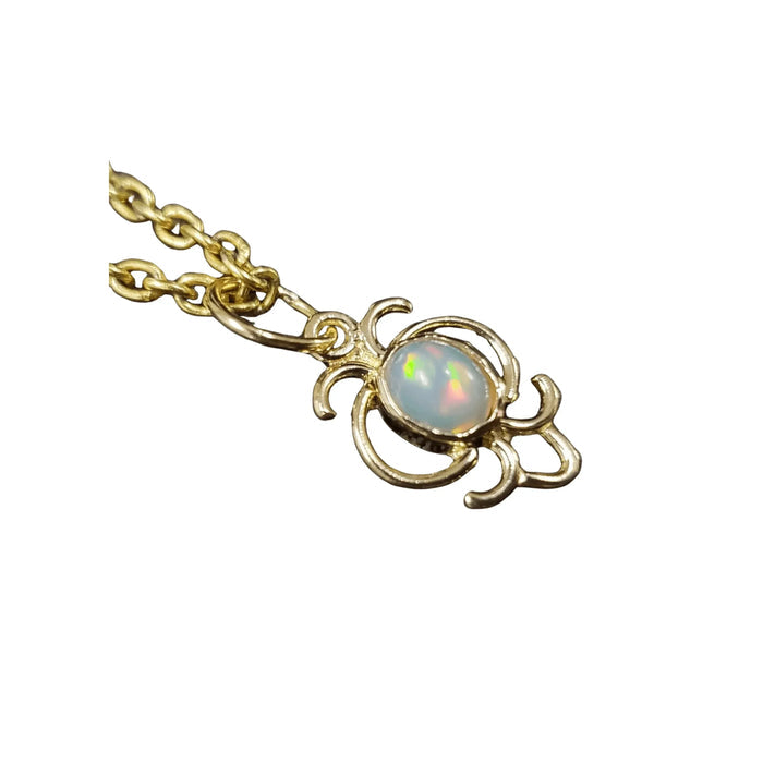 18k Gold Oval Opal Pendant Charm Designer Unisex - K Jewelry Accessories
