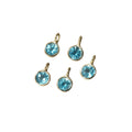 18k Gold Paraiba Apatite Charm Pendants for women - K Jewelry Accessories