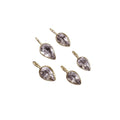 18k Gold Pear Shape Pink Morganite Pendant Charm - K Jewelry Accessories