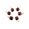 18k Gold Rubellite Tourmaline Charm Pendant - K Jewelry Accessories