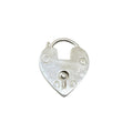 26 mm 925 Sterling Silver Heart Padlock Clasp - K Jewelry Accessories