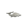 33 mm 925 Silver Elephant Diamond Lobster Clasp - K Jewelry Accessories
