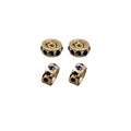 5 mm Blue Sapphire 14k Gold Spacer Beads Rondelle - K Jewelry Accessories