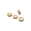 6 mm 14K Gold rondelle beads Orange Sapphire - K Jewelry Accessories