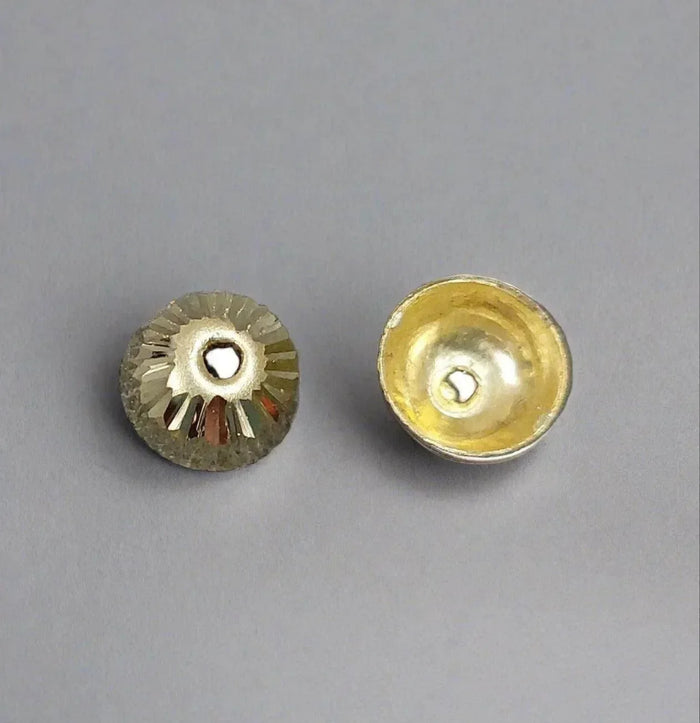 6 MM Gold Beads Round Bead Half - K Jewelry Accessories
