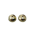 8 MM Half Round Bead 18k Gold - K Jewelry Accessories