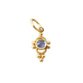 925 Gold Beautiful Rainbow Moonstone Vermeil Pendant - K Jewelry Accessories