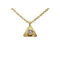 925 Gold Vermeil Charm Triangle shape Unisex pendant - K Jewelry Accessories