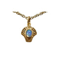 925 Gold Vermeil Ethiopian Opal Pendant Beautiful - K Jewelry Accessories