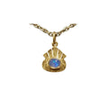 925 Gold Vermeil Ethiopian Opal Pendant Hammered multi fire - K Jewelry Accessories