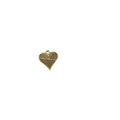925 Gold Vermeil Heart charm - K Jewelry Accessories