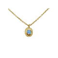 925 Gold Vermeil Opal Charm Best Quality jewelry findings - K Jewelry Accessories