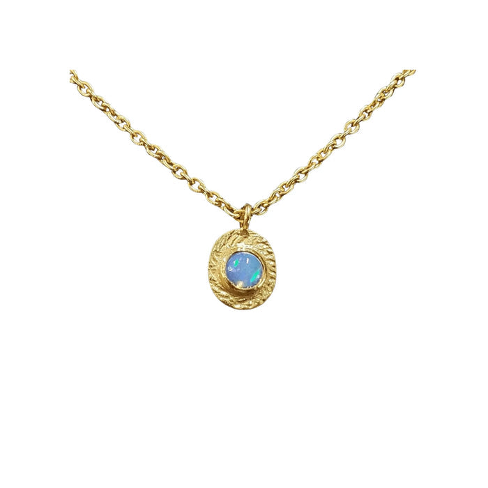 925 Gold Vermeil Opal Charm Best Quality jewelry findings - K Jewelry Accessories