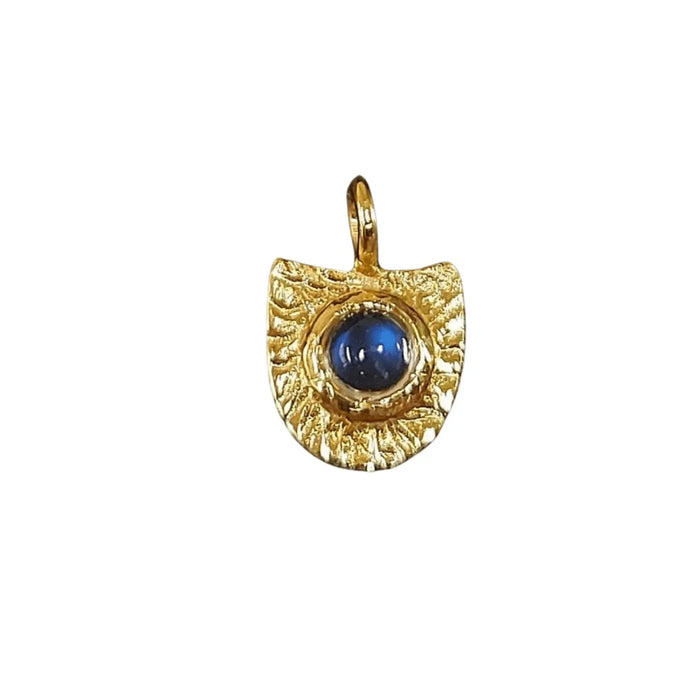 925 Gold Vermeil Rainbow Dainty Moonstone Charms - K Jewelry Accessories