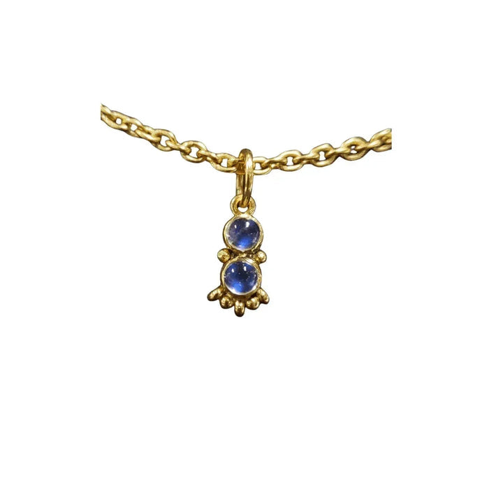 925 Gold Vermeil Rainbow Moonstone Pendant For Multipurpose use - K Jewelry Accessories