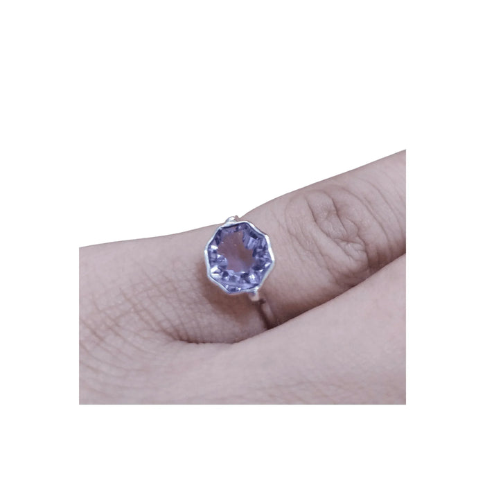 925 Silver Amethyst Silver Ring - K Jewelry Accessories