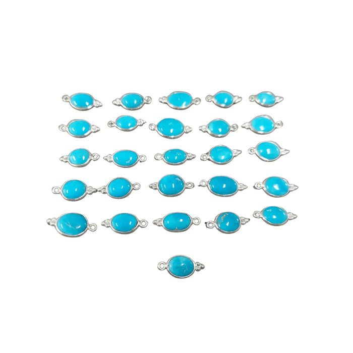 925 Silver Arizona Turquoise Charms For Jewelry Making - K Jewelry Accessories