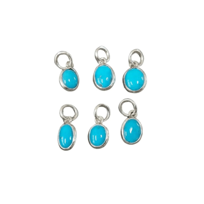 925 Silver Arizona Turquoise Pendant Drop Shape for unisex - K Jewelry Accessories