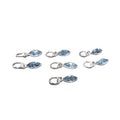 925 Silver Blue Topaz Charms Jewelry for multipurpose use - K Jewelry Accessories