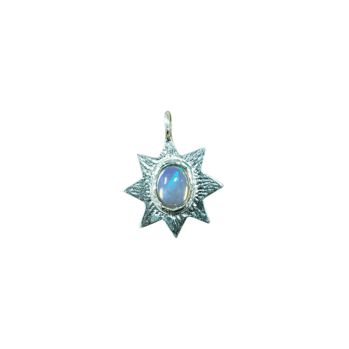 925 Silver Ethiopian Opal Charm Star Shape For women - K Jewelry Accessories
