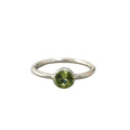 925 Silver Green Peridot Ring - K Jewelry Accessories
