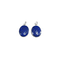 925 Silver Lapis Lazuli Pendant Oval Blue Color Jewelry - K Jewelry Accessories