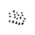 925 Silver London Blue Topaz Charm Teardrop - K Jewelry Accessories