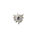 925 Silver Moonstone Charm leaf shape for Unisex - K Jewelry Accessories