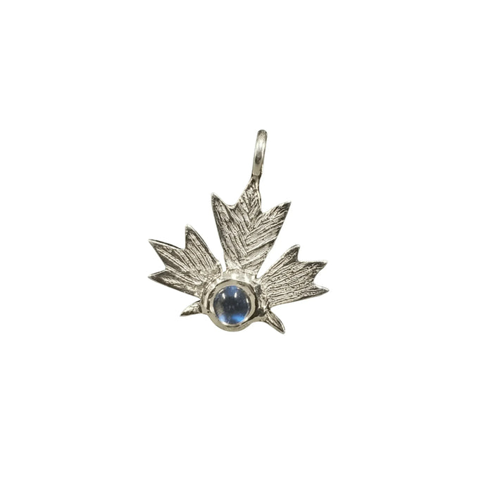 925 Silver Rainbow Moonstone Charm bat shape Best quality - K Jewelry Accessories