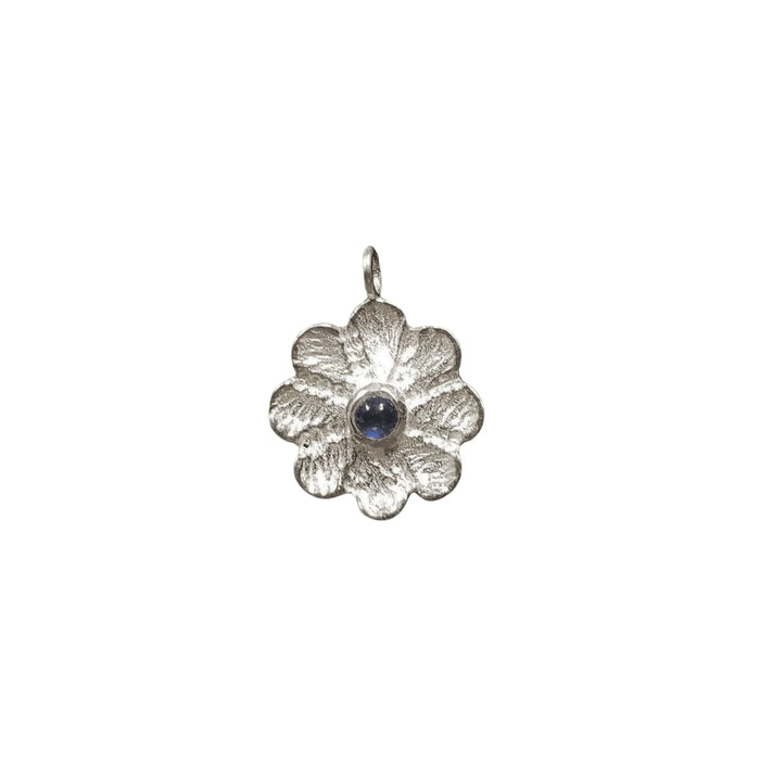 925 Silver Rainbow Moonstone Charm Floral for unisex - K Jewelry Accessories