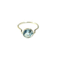 925 Silver Sky Blue Topaz Ring - K Jewelry Accessories