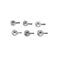 925 Silver White Topaz Charm For Multipurpose Use - K Jewelry Accessories