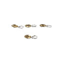 925 Sterling Silver Citrine Minimalist Charm Pendant - K Jewelry Accessories