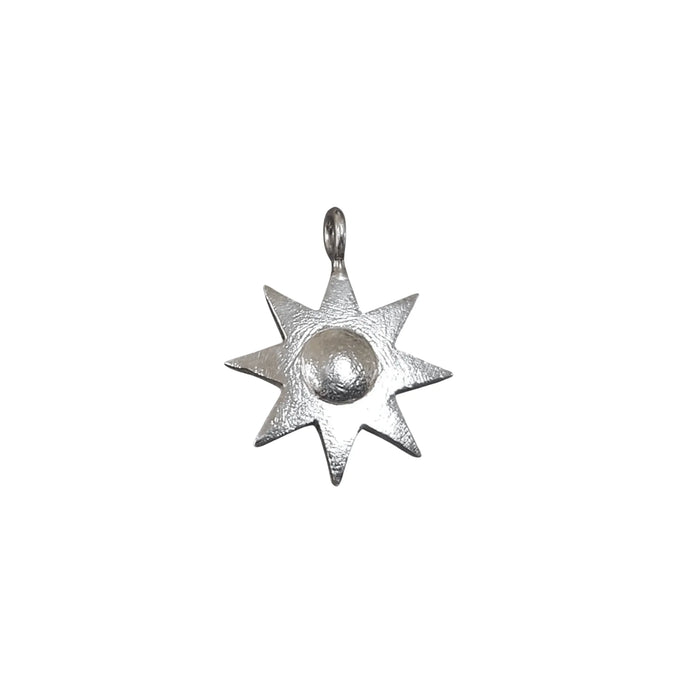925 Sterling Silver Sun Charm For Bracelets & Necklaces - K Jewelry Accessories