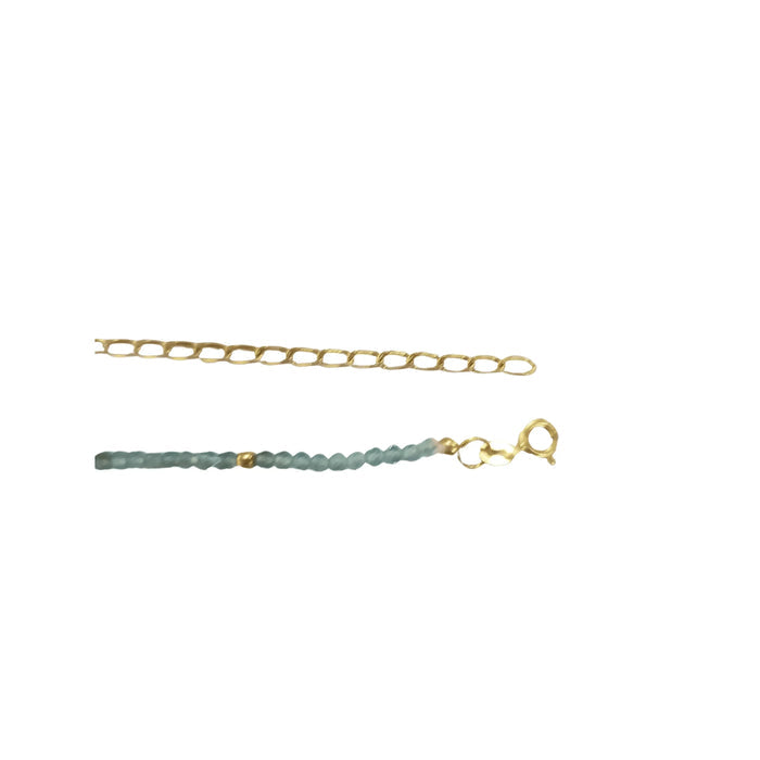 Adjustable Apatite Gold Vermeil Necklace - K Jewelry Accessories