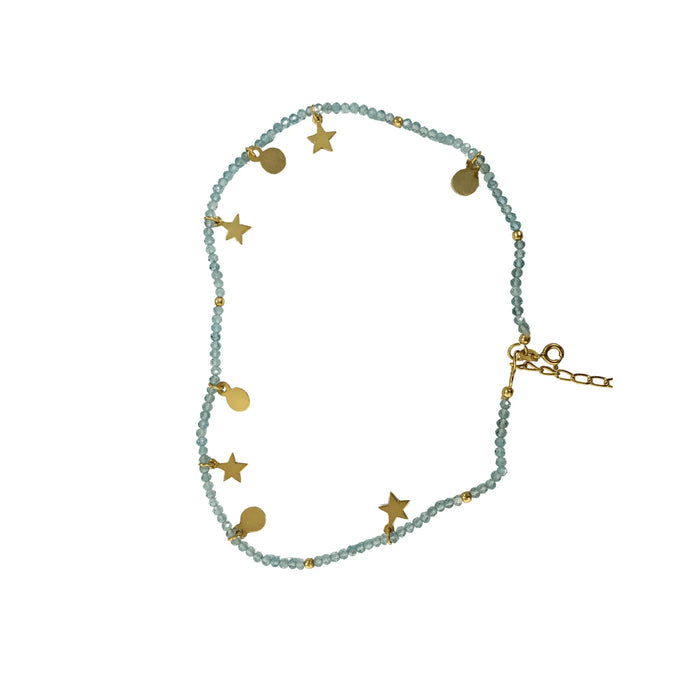 Adjustable Apatite Gold Vermeil Necklace - K Jewelry Accessories