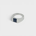 African Blue Sapphire Ring - Monis Anas Jewellers