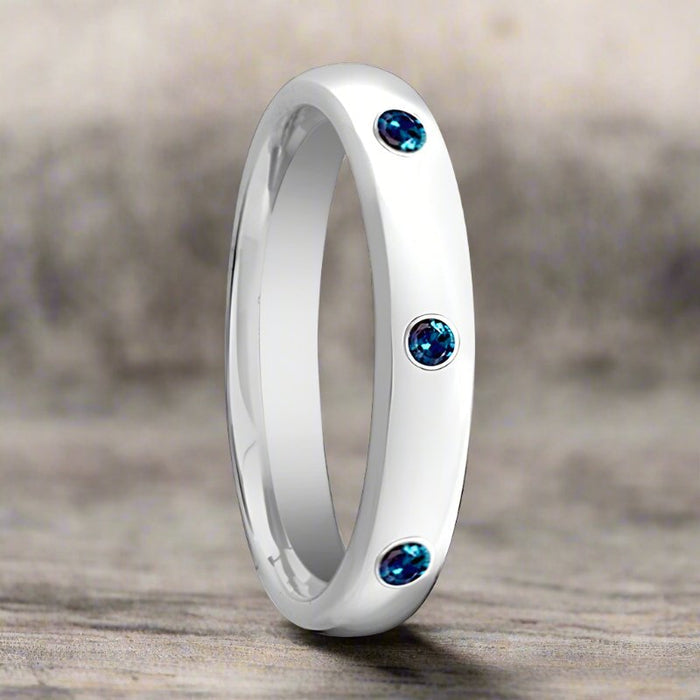 ALEX Tungsten Carbide men's wedding band, image 3
