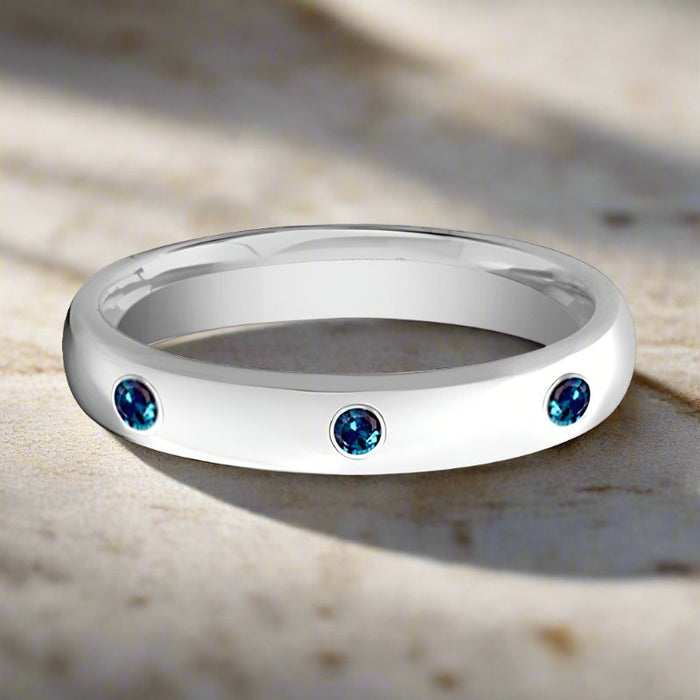 ALEX Tungsten Carbide men's wedding band, image 4