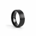 ALLIANCE — hero shot — men's tungsten carbide wedding ring | Aydins Jewelry