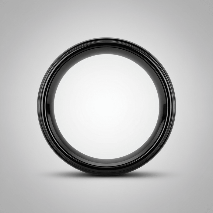 ALLIANCE — alternate angle — men's tungsten carbide wedding ring | Aydins Jewelry