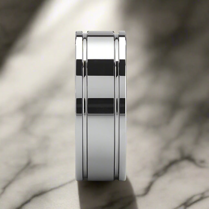 ANCHORAGE Tungsten Carbide men's wedding band, image 2