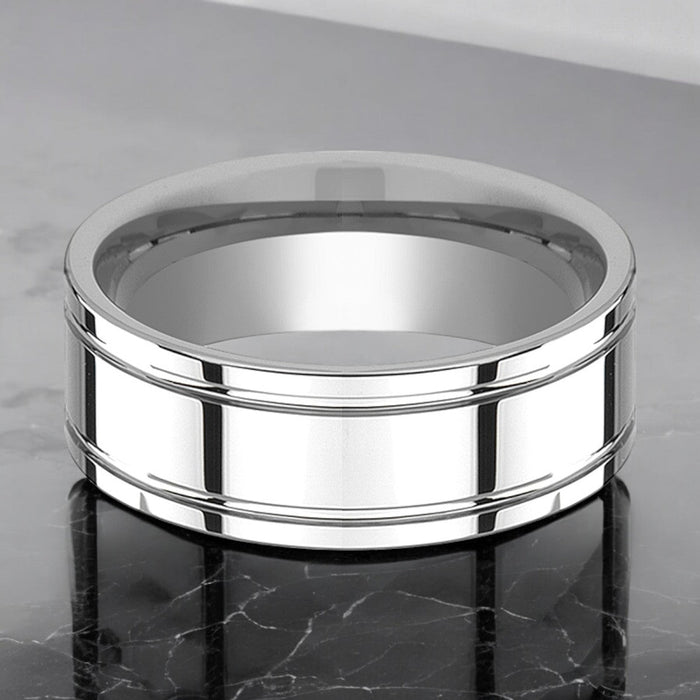 ANCHORAGE Tungsten Carbide men's wedding band, image 3
