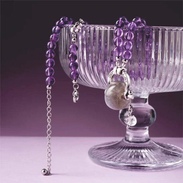 Aquarius Amethyst & Labradorite Necklace
