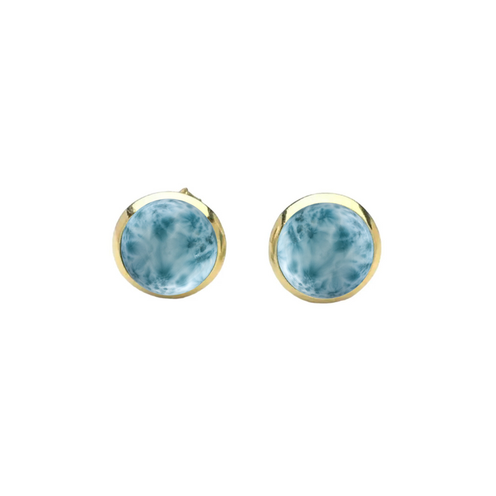 aretes en larimar dominicano