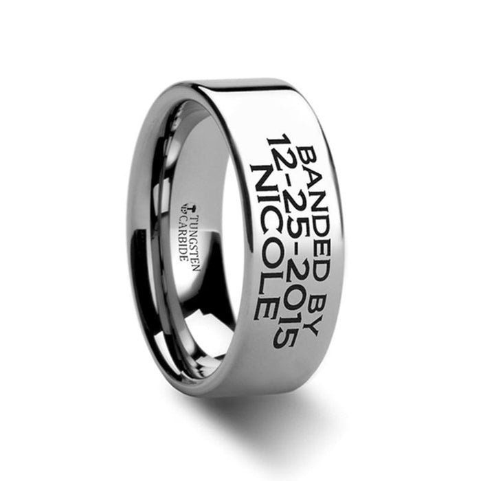ARTEMIS Tungsten Carbide men's wedding band, image 2