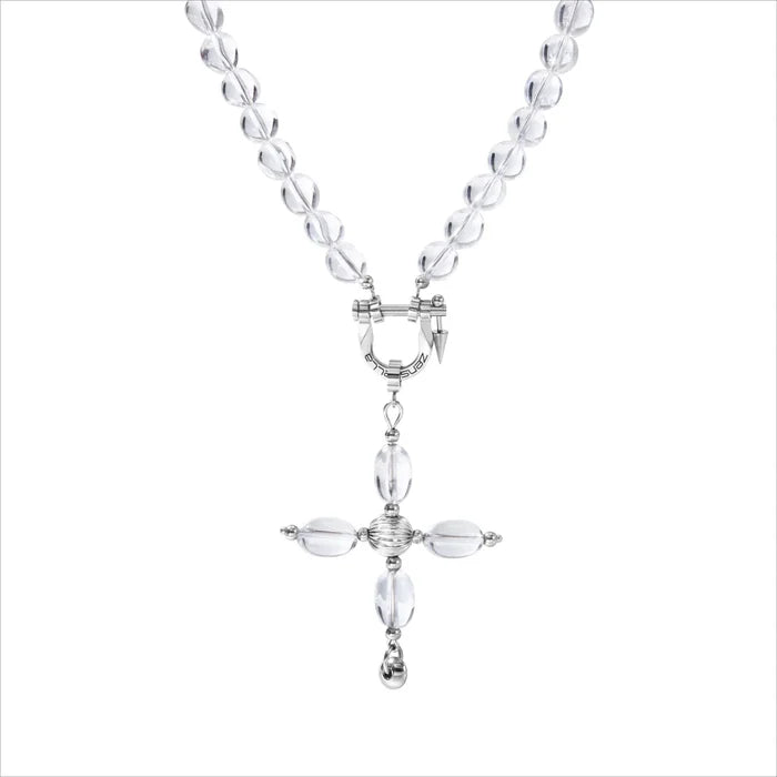Aster Clear Quartz Pendant Necklace