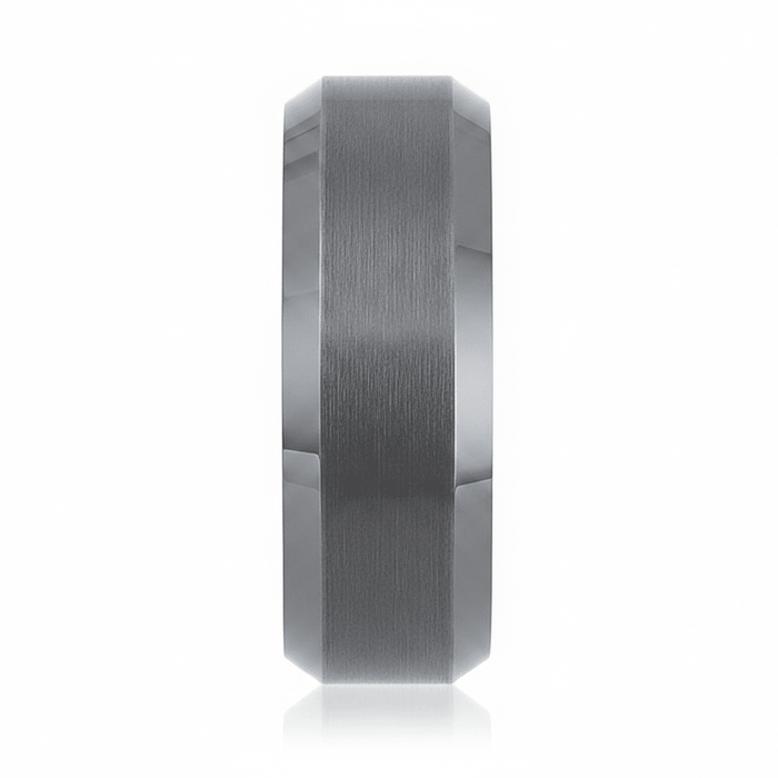 AXINGTON — display shot — men's tungsten carbide wedding ring | Aydins Jewelry